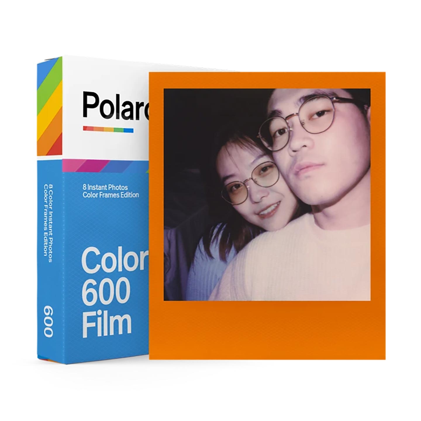Polaroid 600 Color Sofortbildfilm - Farbrahmen - 8 Aufnahmen